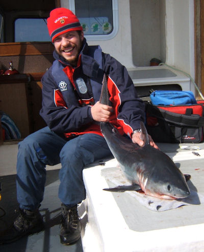 Porbeagle Shark Fishing in Scotland